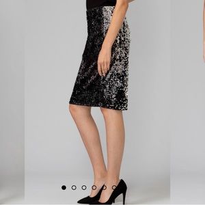 Joseph Ribkoff sequin Skirt